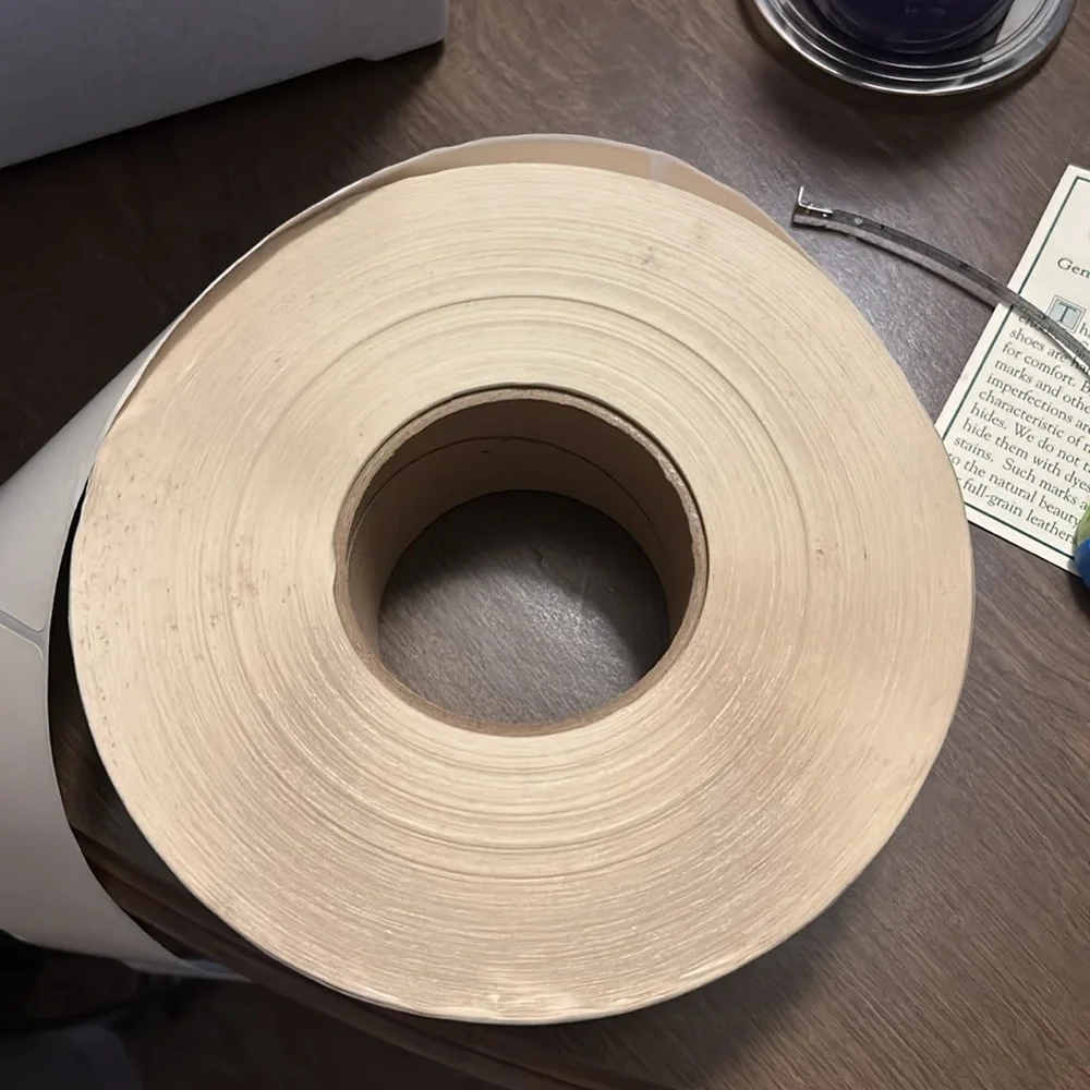 1000 2.5 in x 4 in labels on a roll